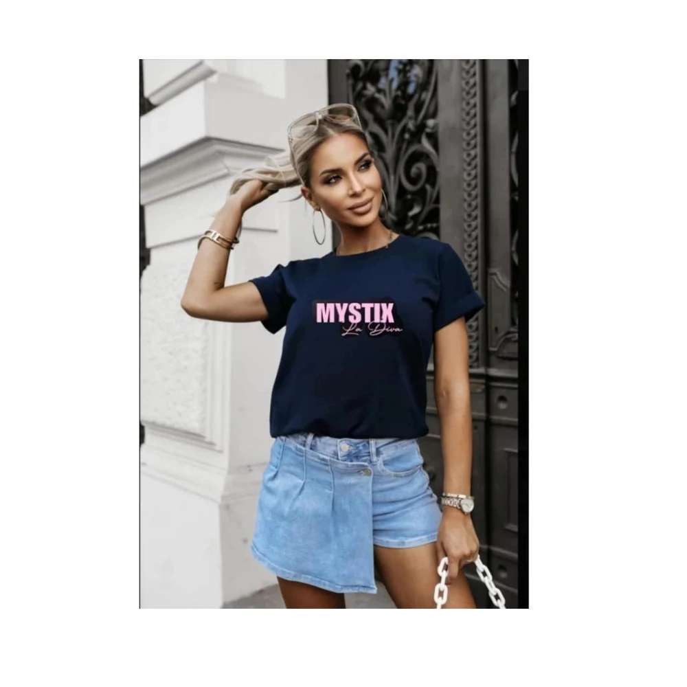 Mystix Divine sötétkék póló